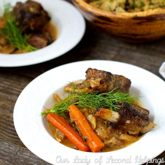 Braised Short Ribs with Fennel and Orange | Our Lady of Second Helpings