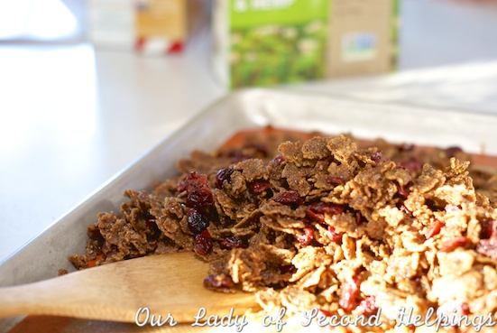 maple-cranberry coated cereal | Our Lady of Second Helpings