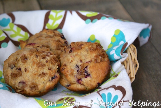 Blackberry Peach Muffins | Our Lady of Second Helpings