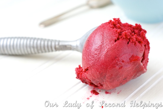 Wild Blackberry Sorbet | Our Lady of Second Helpings