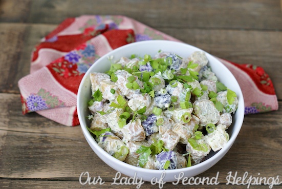 Picnic Perfect Fingerling Potato Salad | Our Lady of Second Helpings
